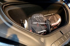 Tesla Model X front trunk golf equipment