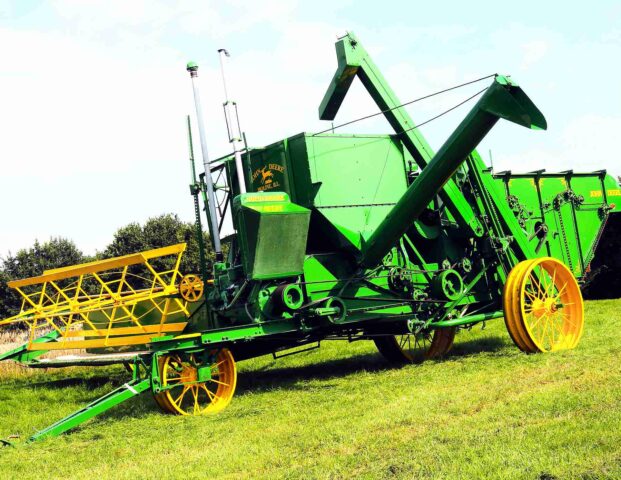 Classic Tractors & Farm Machinery - A Century of Iron, Steam and Diesel 15 1940 John Deere Classic Combine Harvester - photo by Peter Kraaibeek