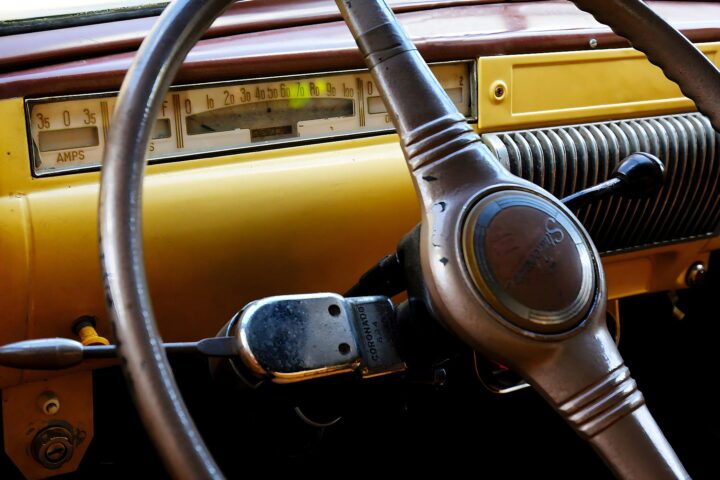 1947 Studebaker M5 M-Series Classic Pickup dashboard - photo by Peter Kraaibeek