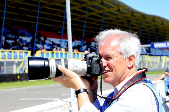 About Peter Kraaibeek 1 Peter Kraaibeek photographing at a race track