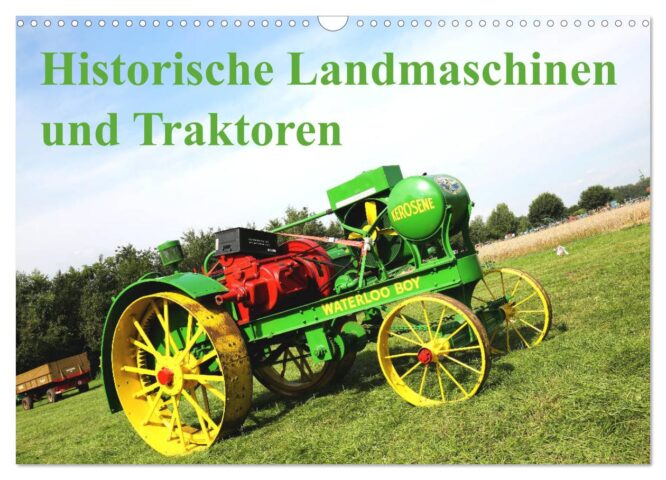 Historische Landmaschinen und Traktoren Wandkalender 2027 - photos by Peter Kraaibeek Art Gallery