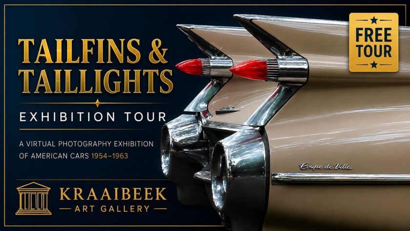 American Tailfins and Taillights - Youtube Thumnail of Kraaibeek Art Gallery Vitual Exhibition Tour