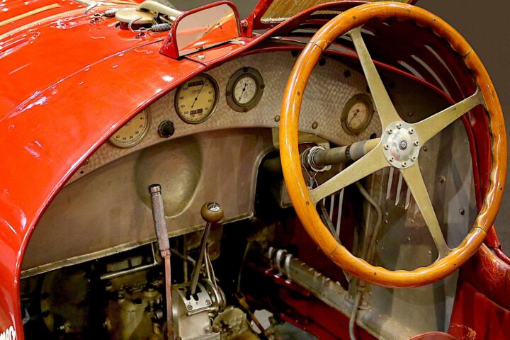 Classic Race Car Cockpits 2 1925 Alfa Romeo P2 Gran Premio - Peter Kraaibeek Art Gallery
