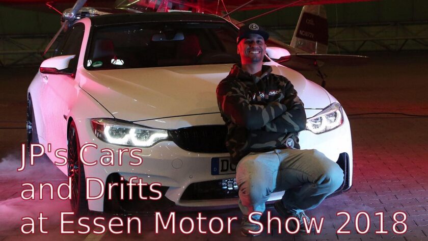 video link to JP Kramer drift-action and JP Kramer cars at Essen-Motor Show 2018 - video by Peter Kraaibeek