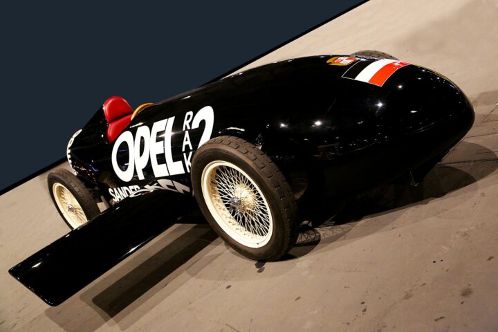 Opel RAK 2: The 1928 Rocket Car World Speed Record 1 1928 Opel RAK2 Sander Rocket Car - fine art photography by Peter Kraaibeek, Kraaibeek Art Gallery