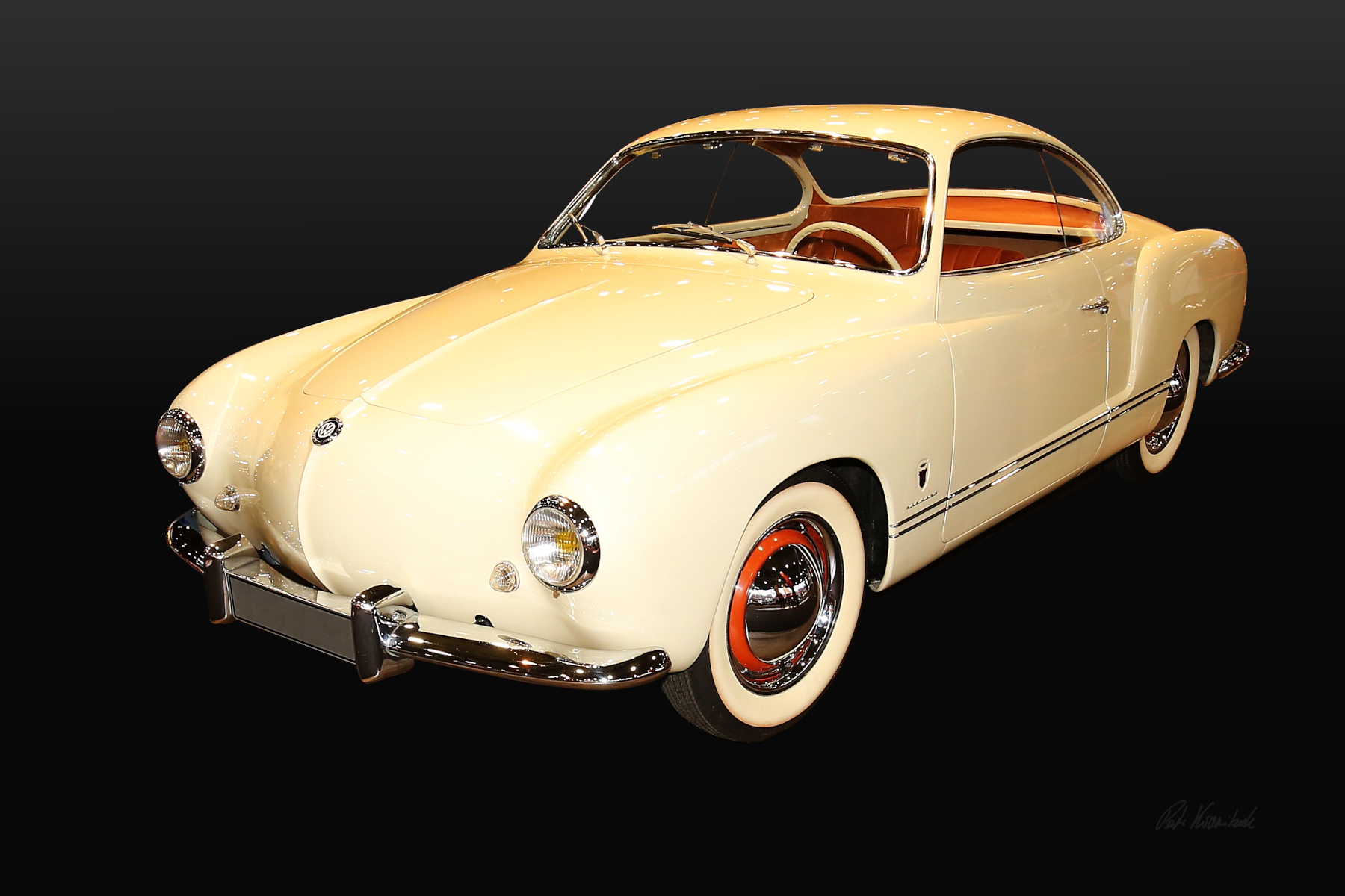 Concept Cars Prototypes 4 1953 VW Karmann-Ghia Urmodell - fine art photography by Peter Kraaibeek, Kraaibeek Art Gallery