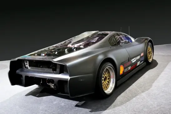 Volkswagen W12 Nardo 2001 rear three-quarter view grey record car gold BBS wheels - fine art photography by Peter Kraaibeek, Kraaibeek Art Gallery