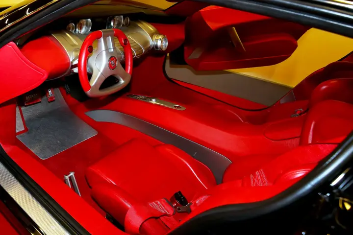2004 Fuore BlackJag Jaguar Concept Interior - fine art photography by Peter Kraaibeek, Kraaibeek Art Gallery