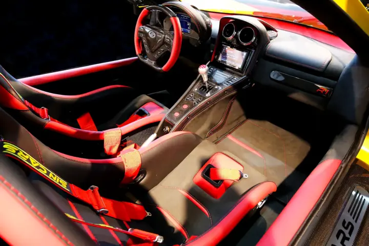 Sin R1: Bulgaria's Corvette-Powered Carbon Fiber Supercar 2 Sin Cars SIN R1 Cockpit - fine art photograph by Peter Kraaibeek